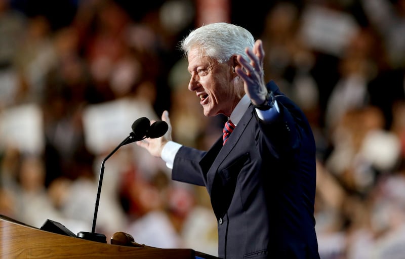 Former President Bill Clinton will be among those to address the conference (AP Photo/David Goldman, file)