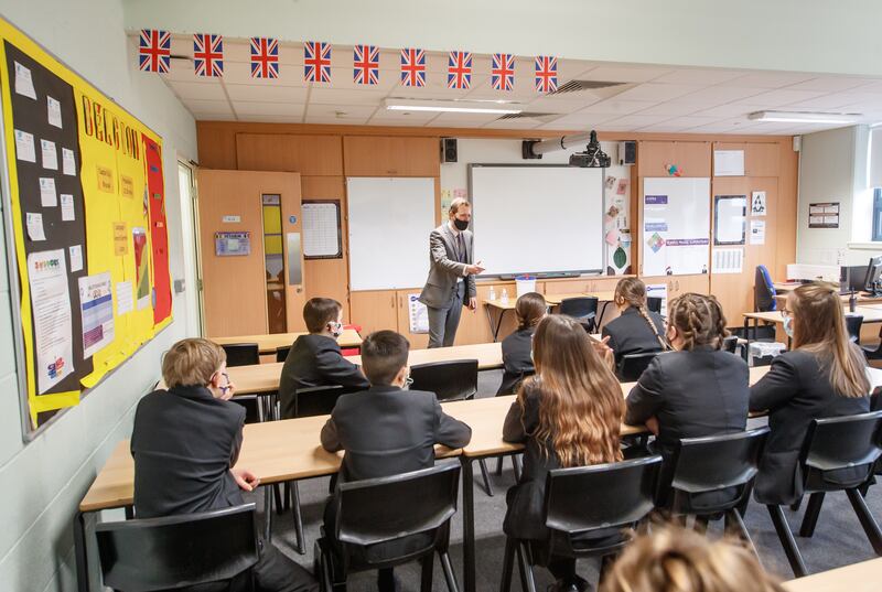 In lockdown schools were closed to most pupils