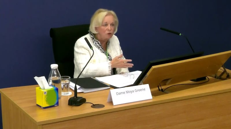 Dame Moya Greene gave evidence to the inquiry on Friday