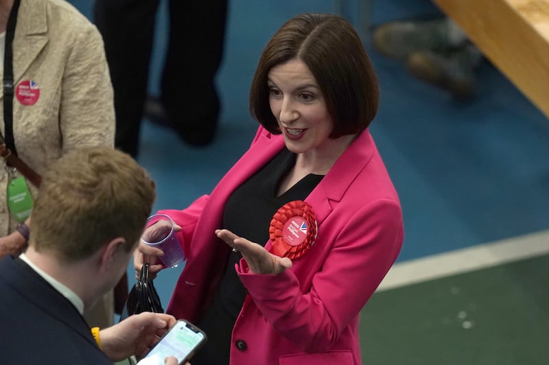 Labour’s Bridget Phillipson at Silkworth Community Pool Tennis & Wellness Centre in Sunderland, during the count for the 2024 General Election. Picture date: Thursday July 4, 2024.