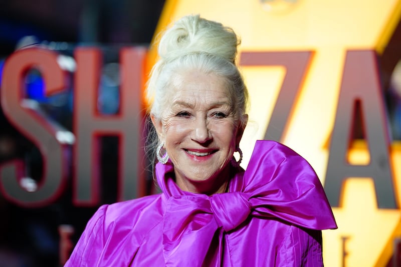 Dame Helen Mirren is among those who had their hair styled by Trevor Sorbie