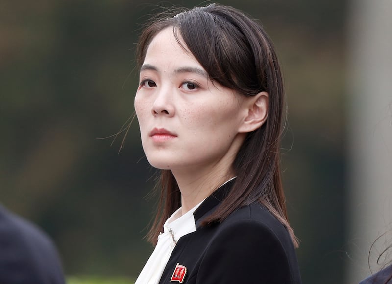 Kim Yo Jong, the sister of North Korean leader Kim Jong Un (Jorge Silva/Pool Photo via AP)