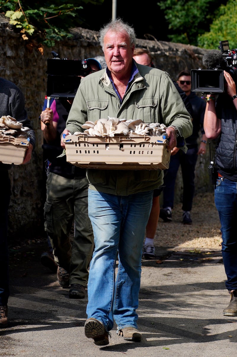 Jeremy Clarkson opened the pub at midday