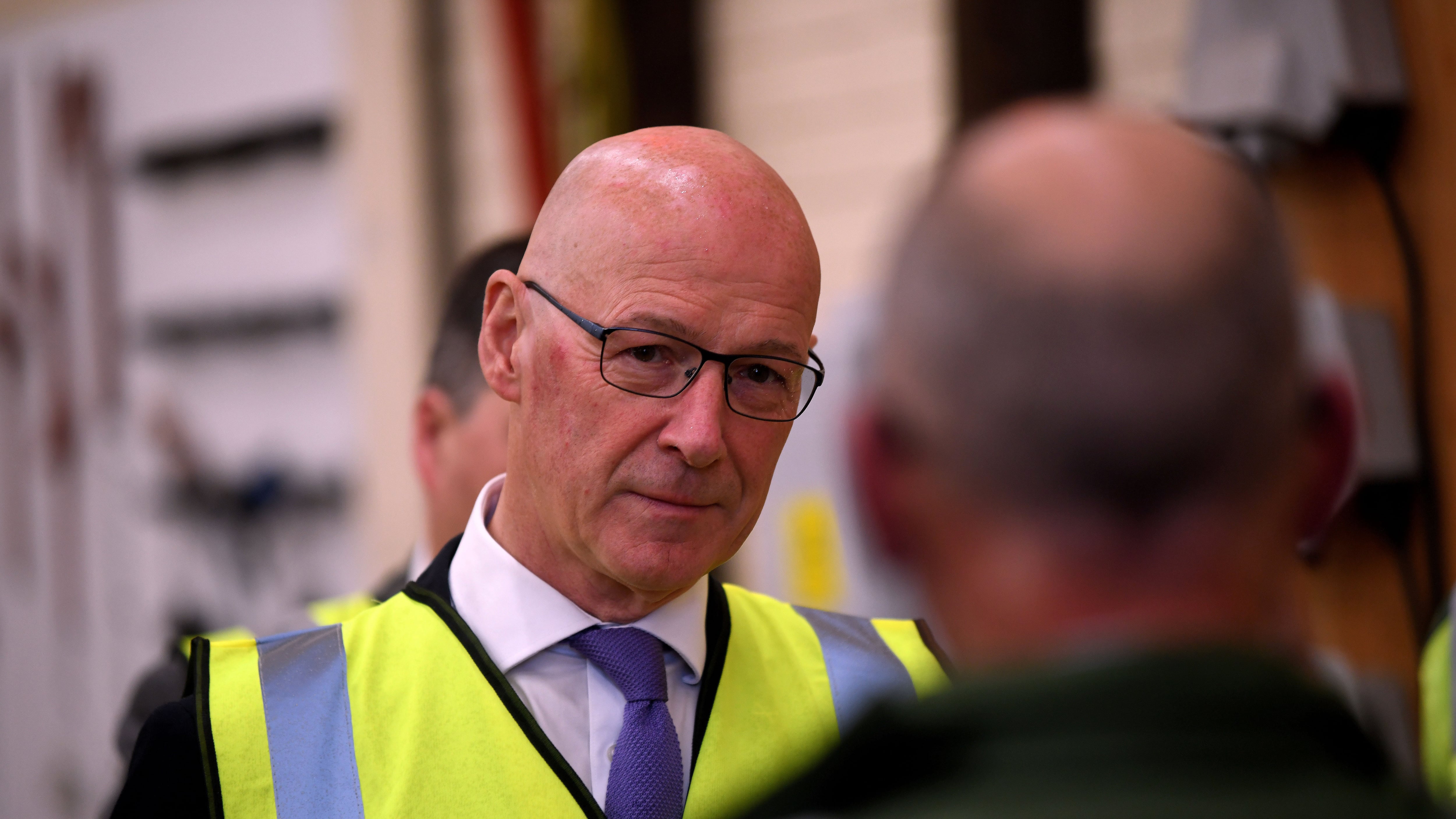 First Minister John Swinney will visit a number of seats on the final day of the campaign