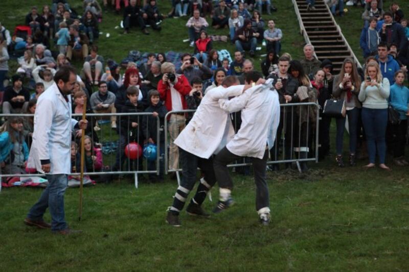 The shin-kicking championships.