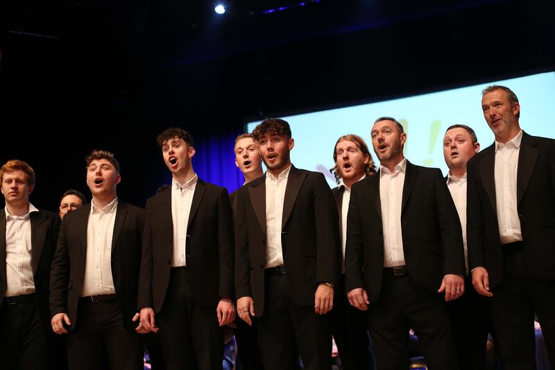 St John's Boy's from Wales performing in the closing gala concert 2022