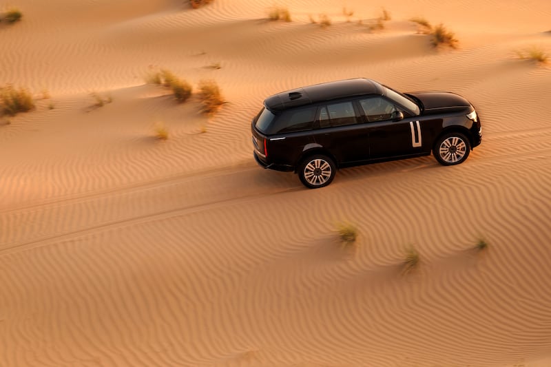 The Range Rover Electric will sit on the same platform as the combustion engined examples. (Land Rover)