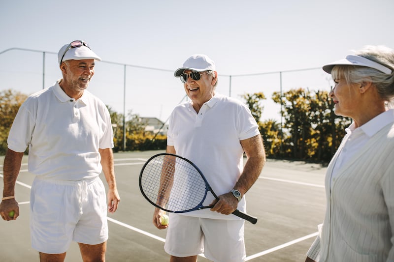 Walking tennis has social, physical and mental benefits