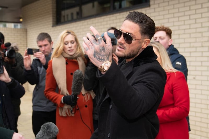 Stephen Bear was jailed for sharing the video without his former girlfriend Georgia Harrison’s consent (PA)