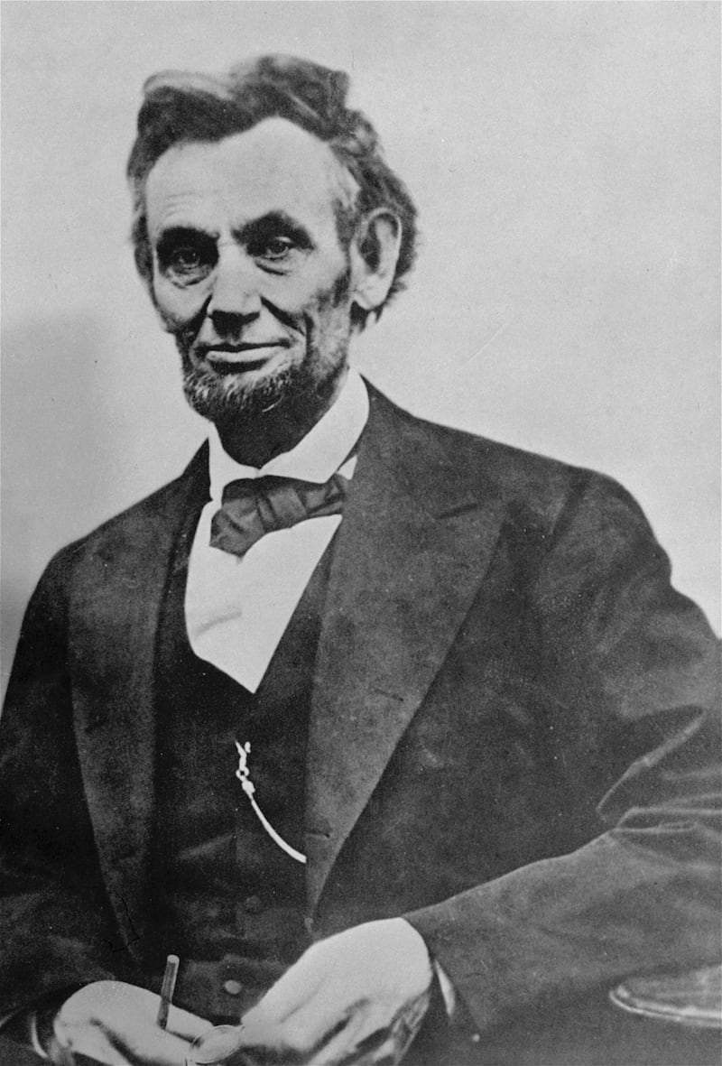 A photograph of Abraham Lincoln, taken four days before he was assassinated (AP)