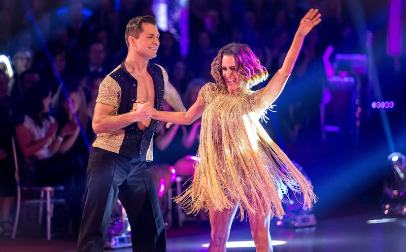 Caroline Flack won Strictly Come Dancing in 2014 with her professional dance partner Pasha Kovalev