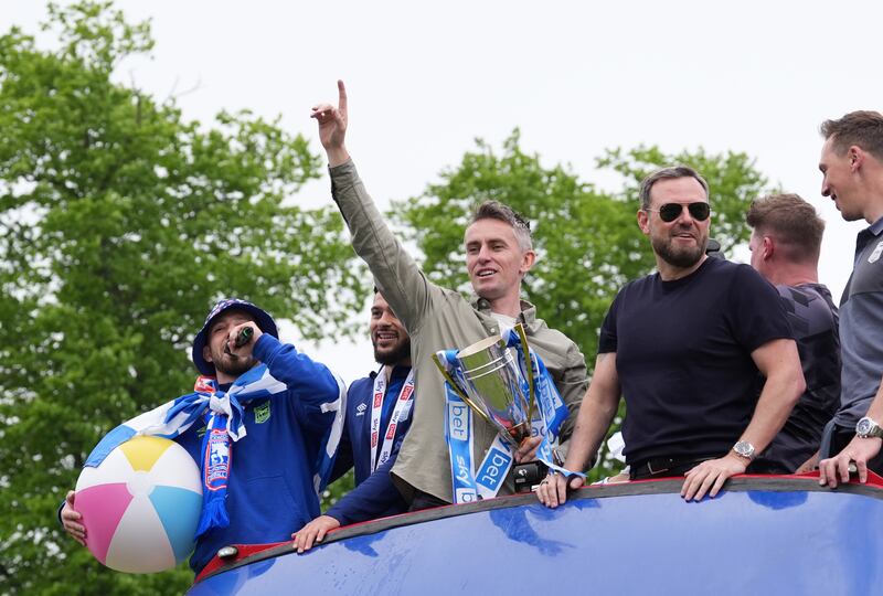 Kieran McKenna has led Ipswich to back-to-back promotions .