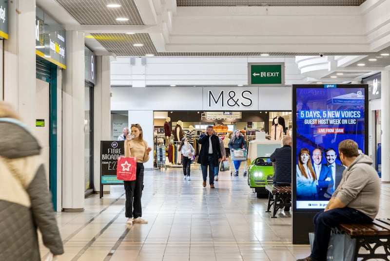 Bloomfield Shopping Centre's anchor tenants include M&S, Tesco and Next.