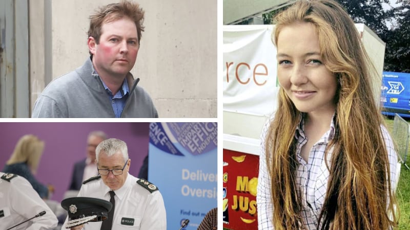 PSNI Chief Constable Jon Boutcher (bottom left) told the Policing Board "information was raised with us around a concern about the cause of Katie’s death”. Jonathan Creswell brought her to Altnagelvin Hospital on August 3, 2020