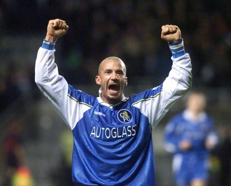 Gianluca Vialli guided Chelsea into the Champions League for the first time in 1999