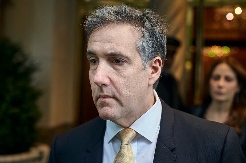 Michael Cohen is prosecutors’ star witness in the case against Donald Trump (Andres Kudacki/AP)