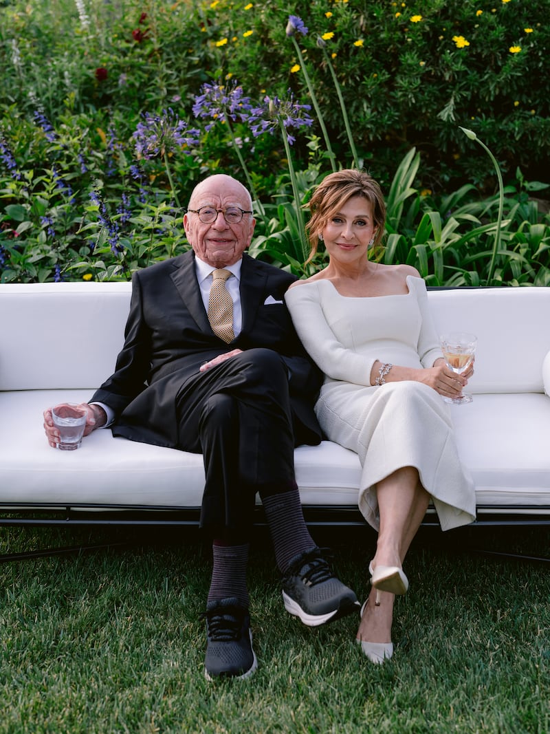 Rupert Murdoch and his new wife Elena Zhukova