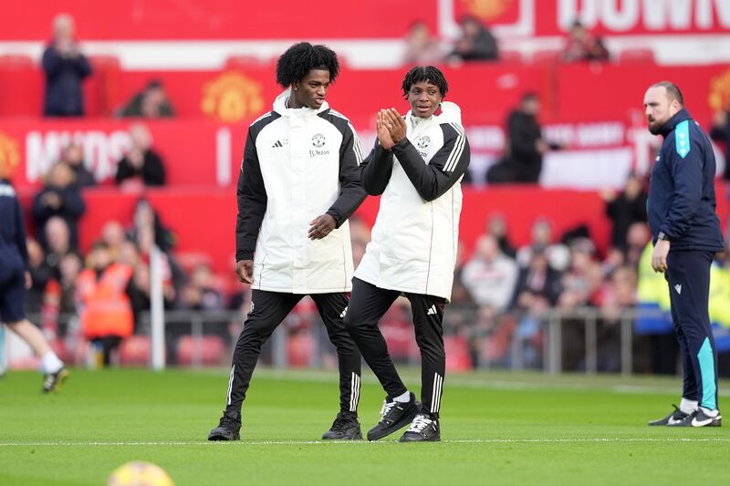 New signings Ayden Heaven and Patrick Dorgu were introduced at Old Trafford on Sunday