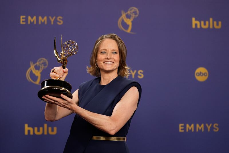 Jodie Foster took home the award for outstanding lead actress in a limited or anthology series (Jae C Hong/AP)