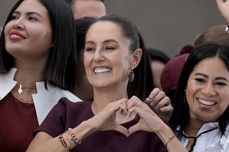 Presidential candidate Claudia Sheinbaum is currently mayor of Mexico City (Eduardo Verdugo/AP)