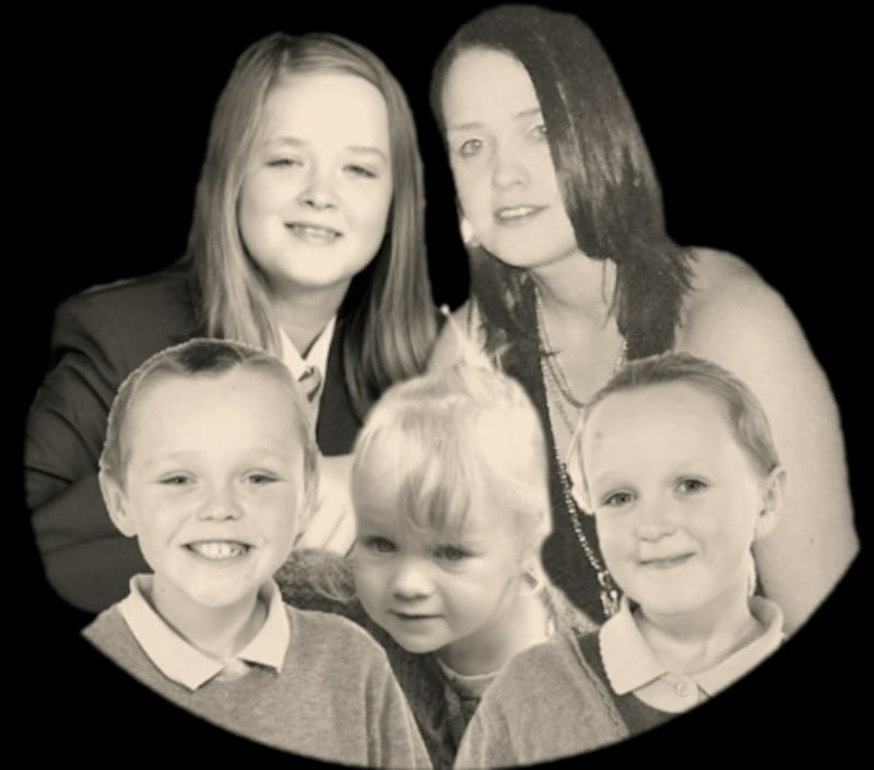 Michelle Pearson and her children Demi, Brandon, Lacie and Lia