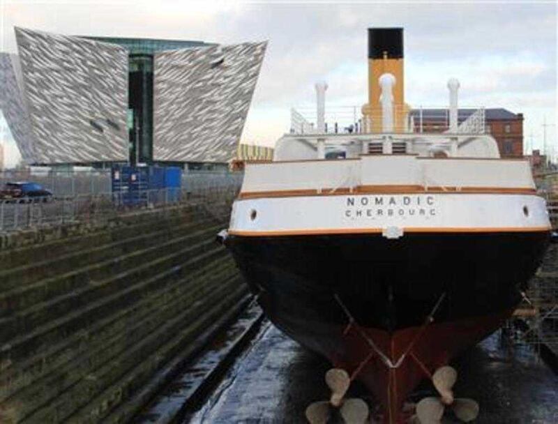 The SS Nomadic is now a visitor attraction in Belfast 