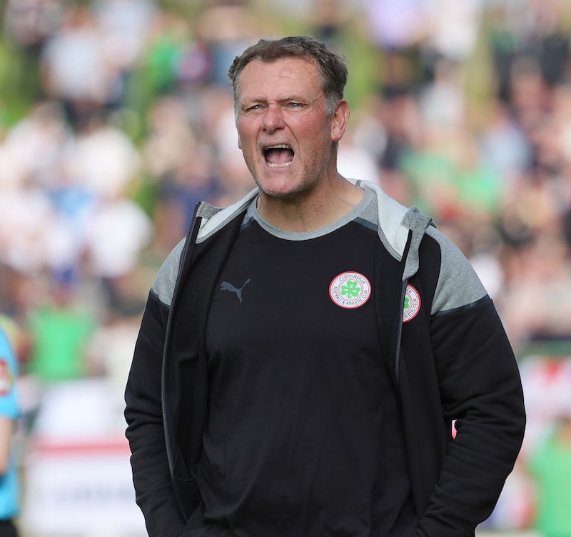 Jim Magilton takes his Cliftonville side to face Raith Rovers