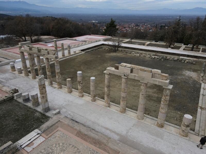 It is the palace where Alexander the Great was proclaimed king before he launched a conquest that took him as far as modern-day Afghanistan (AP)