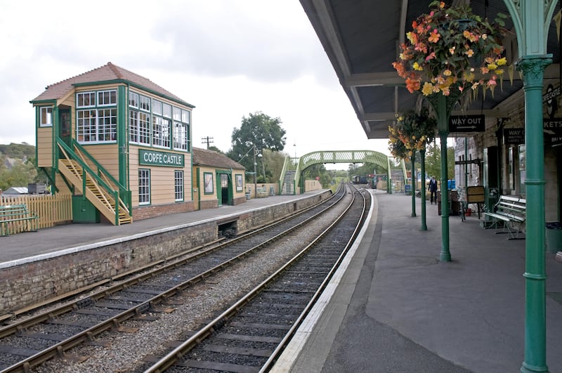 The incident happened at Corfe Castle railway station