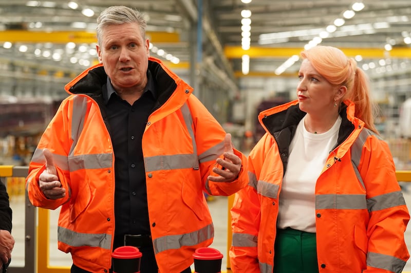 Sir Keir Starmer with Louise Haigh