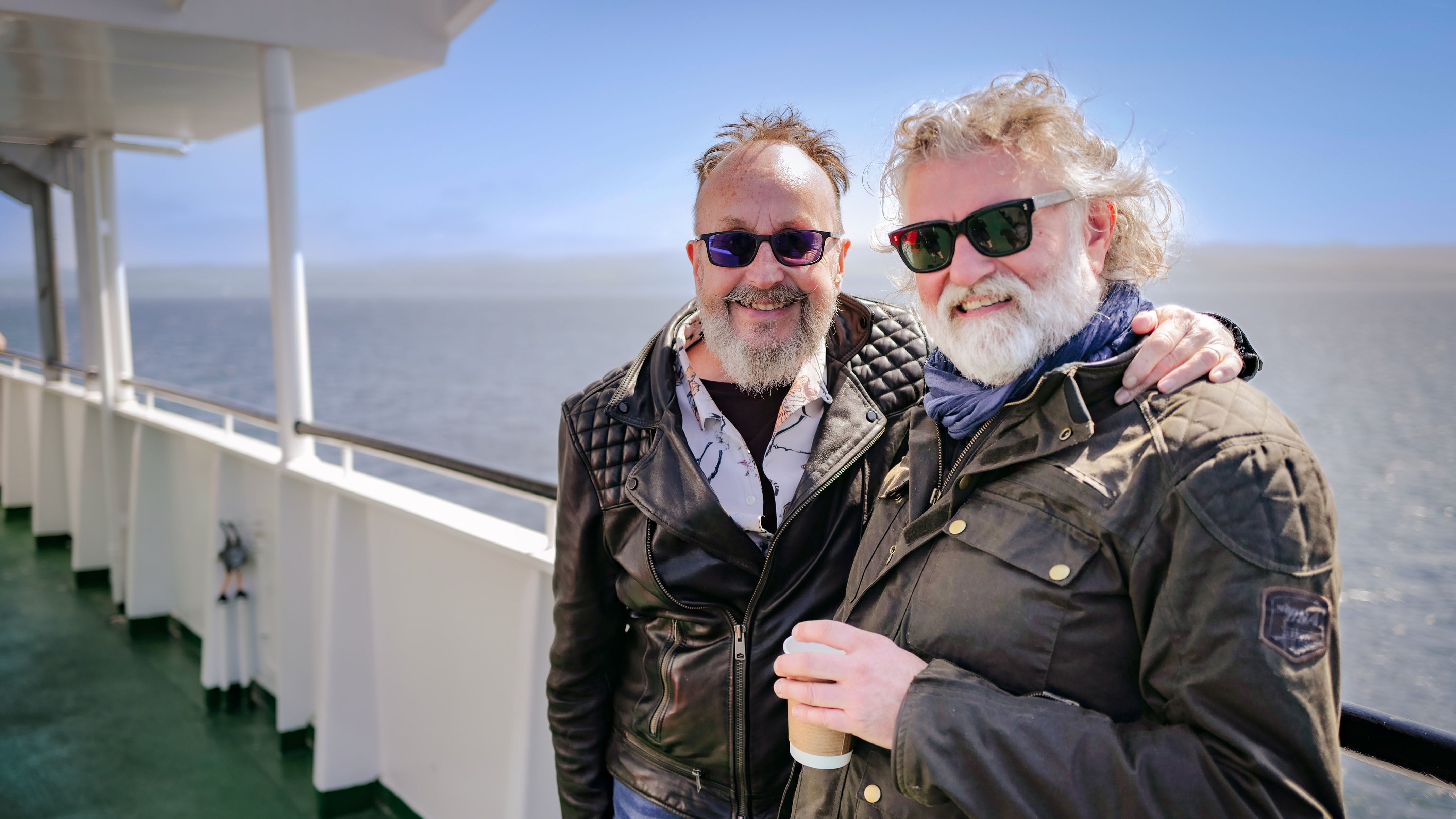 Si King and Dave Myers last had the BBC cooking programme, The Hairy Bikers Go West together. (BBC/South Shore Productions)
