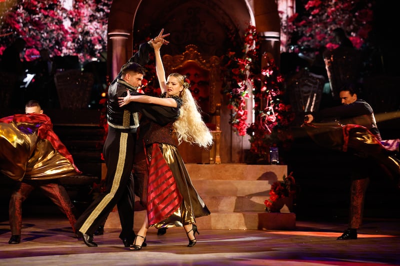 Tasha Ghouri and Aljaz Skorjanec came joint top of the leaderboard