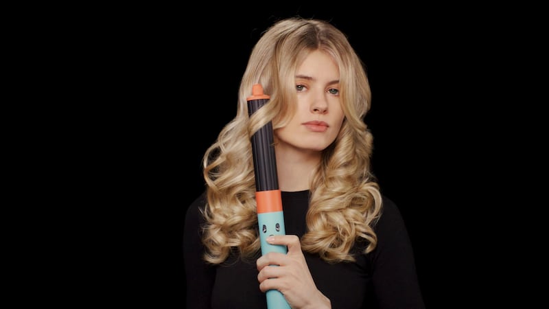 The Dyson Airwrap will create the curl designed on your phone with one push of the button