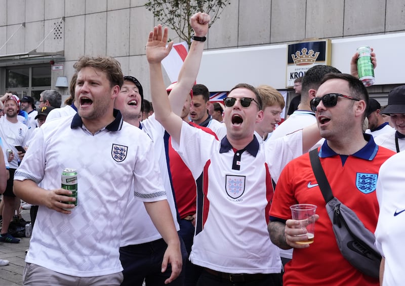 Chief Constable Roberts praised the good behaviour of the vast majority of England fans in Germany