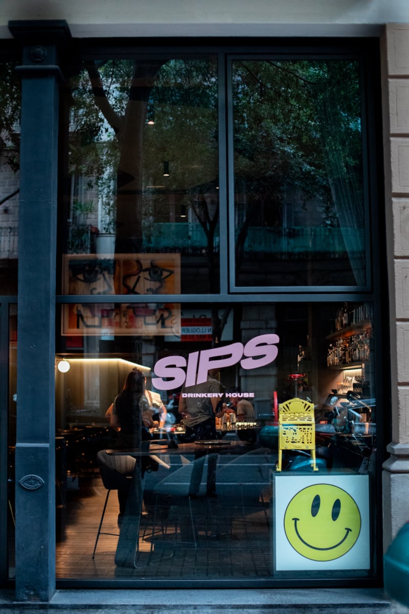 Exterior of Sips in Barcelona