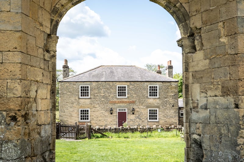 The exterior of The Abbey Inn