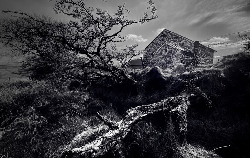 An old building has been renovated into a shelter on Black Mountain in west Belfast. Picture by Mal McCann