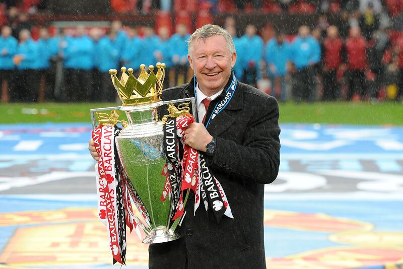 Sir Alex Ferguson has a record 13 Premier League titles