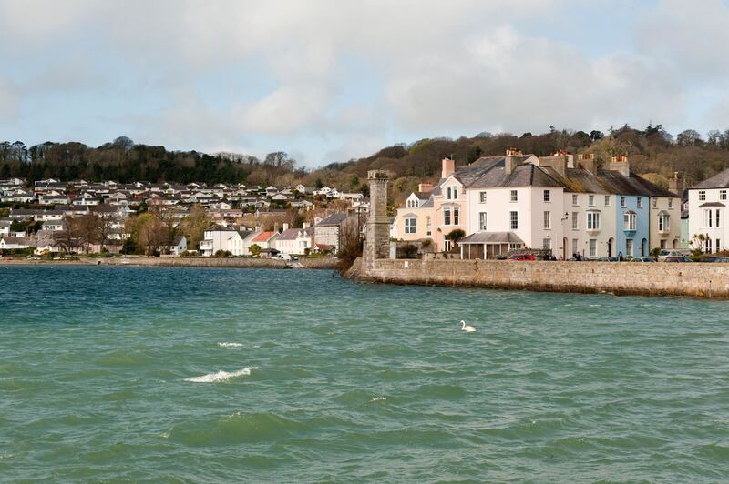 The collision happened on the seafront on the corner of Alma Street in Beaumaris on Anglesey