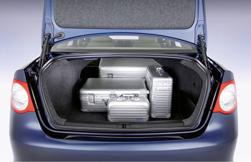 Don’t overload your car’s boot. (Volkswagen)