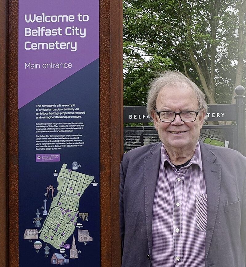 Tom Hartley is an expert on the history of Belfast&#39;s City Cemetery 