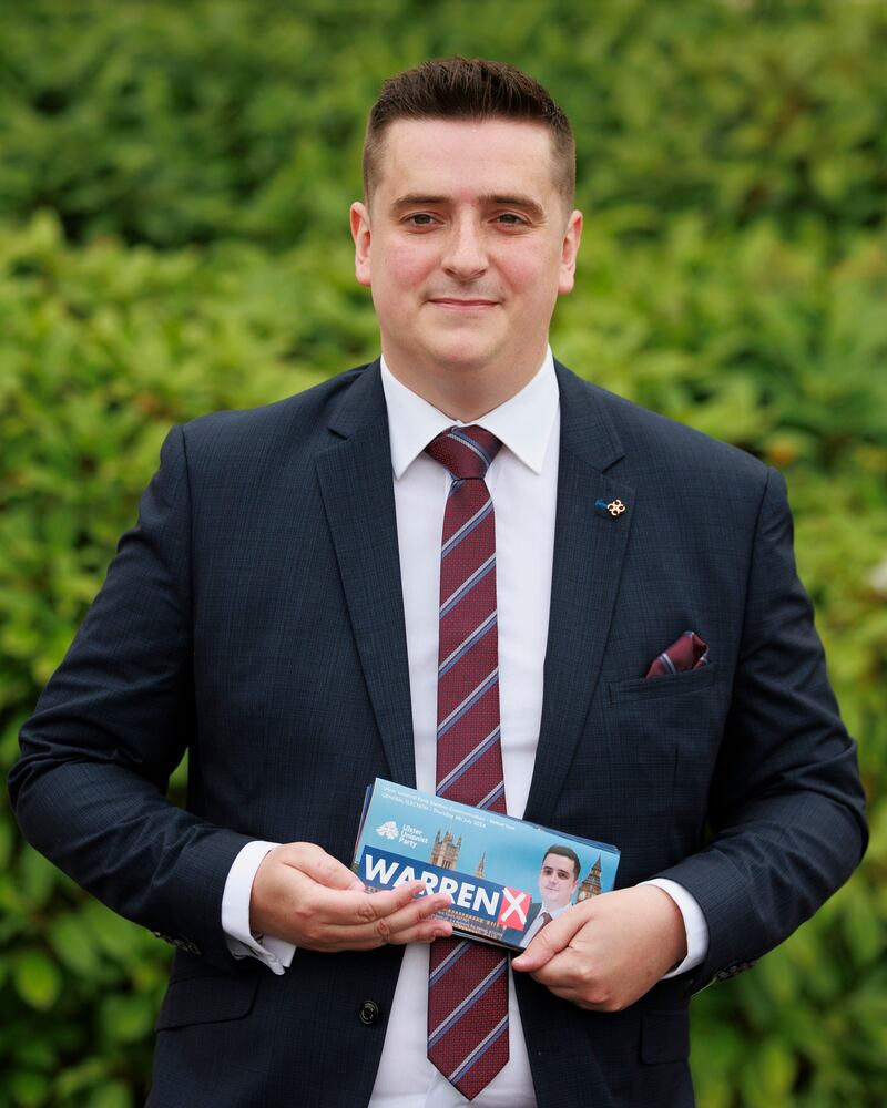 Ryan Warren, UUP candidate for East Belfast standing in the Westminster election pictured Stormont Hotel in Belfast. Picture date: Tuesday June 25, 2024. PA Photo. See PA story POLITICS Election EastBelfast. Photo credit should read: Liam McBurney/PA Wire