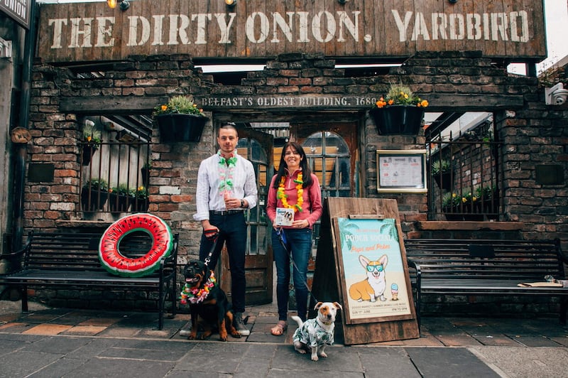 The Dirty Onion’s summer themed Pups & Pokes Pooch Social takes place Sunday June 11 from 1-5pm