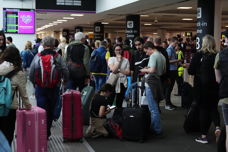 The outages led to long queues at airports