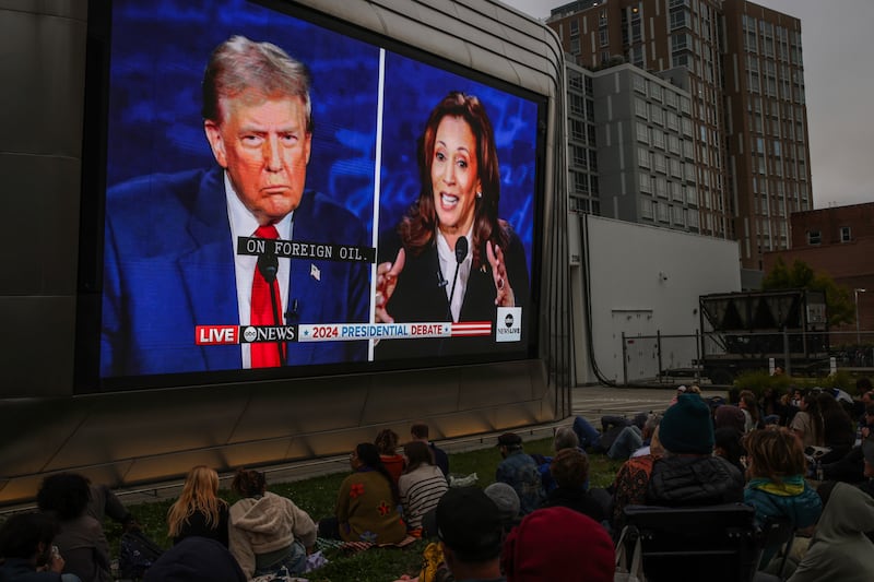 The debate was watched by millions (Gabrielle Lurie/San Francisco Chronicle via AP)