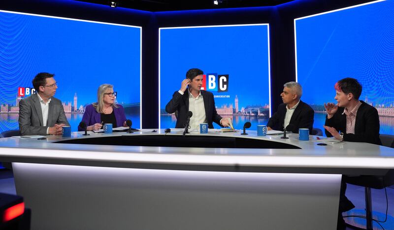 The mayoral candidates of the four leading parties appeared at the LBC debate