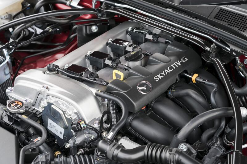 MX-5's come with either a 1.5-litre engine with 130bhp or a 2.0-litre with 181bhp. The smaller unit is addictively revvy but the one you really want is the 2.0-litre, which is one of the last, great non-turbocharged petrol engines