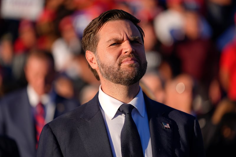 Republican vice presidential nominee JD Vance (Evan Vucci/AP)