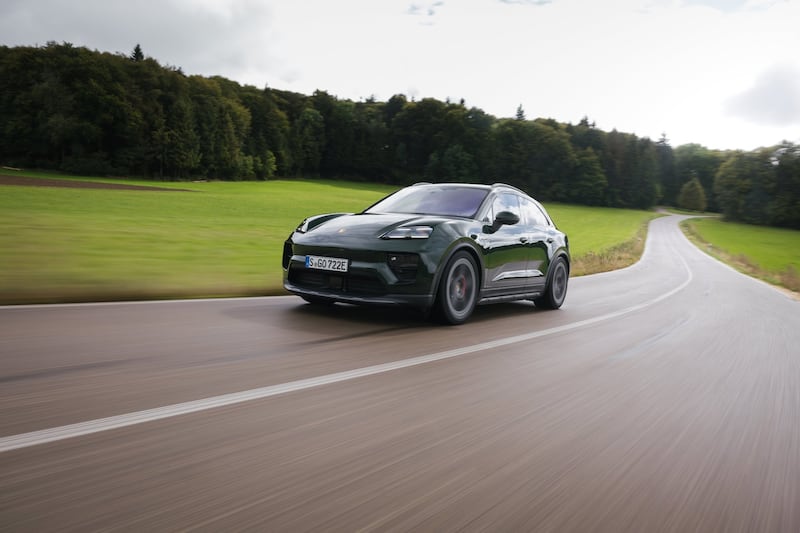 The Macan is now electric only. (Porsche)