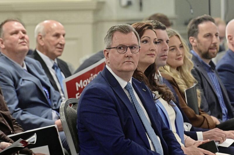 Sir Jeffrey Donaldson faces a decision about returning to Stormont
